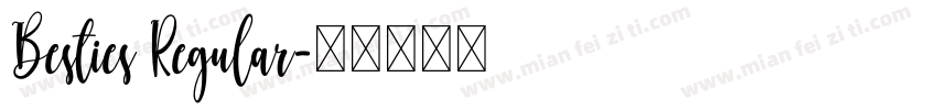 Besties Regular字体转换
